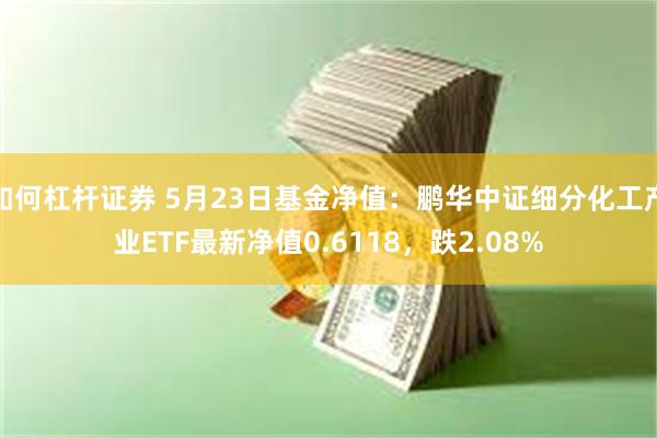 如何杠杆证券 5月23日基金净值：鹏华中证细分化工产业ETF最新净值0.6118，跌2.08%