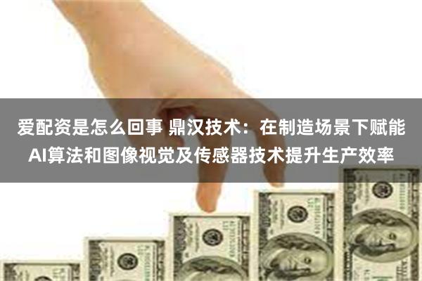 爱配资是怎么回事 鼎汉技术：在制造场景下赋能AI算法和图像视