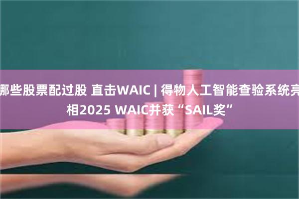 哪些股票配过股 直击WAIC | 得物人工智能查验系统亮相2