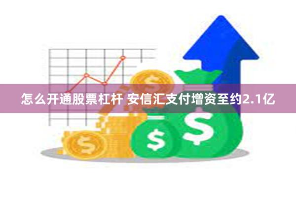 怎么开通股票杠杆 安信汇支付增资至约2.1亿